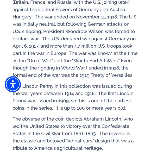 World War I Lincoln Wheat Penny 1916 and Banknote from First Commemorative Mint - Picture 7 of 10